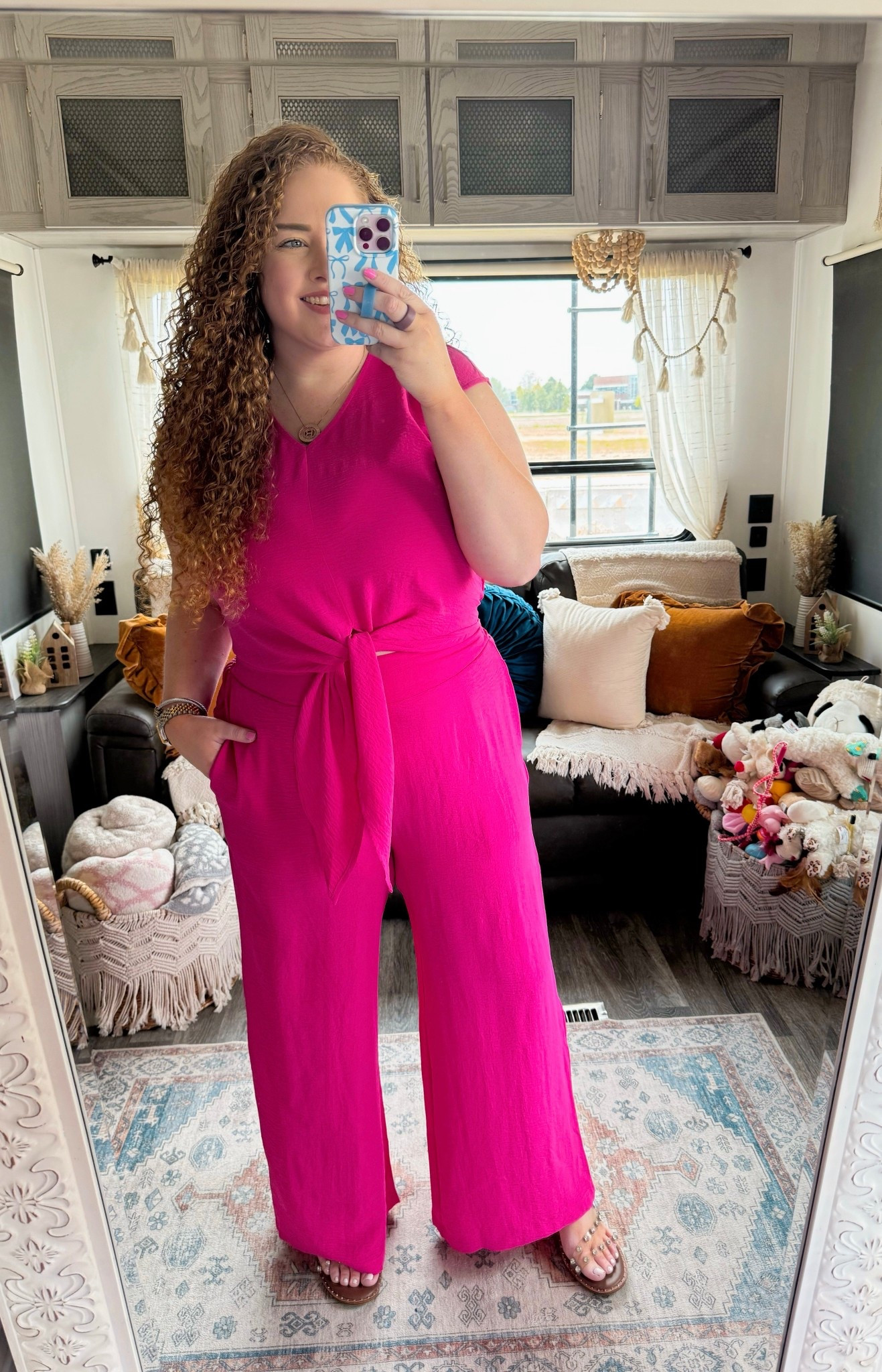 This set is so flattering omg💖summer | summer two piece set | summer outfit | summer look | amazon two piece set | Amazon pink two piece set  | amazon fashion | amazon finds | summer outfit | summer vacation outfit | amazon summer outfit | summer vacation fashion | Amazon summer vacation | sandals | amazon sandals  | tropical outfit | tropical look | resort wear | amazon resort wear | resort wear 2025  

#LTKSaleAlert #LTKMidsize #LTKSummerEdit