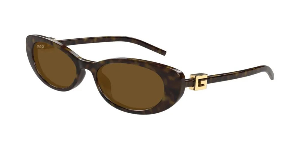 Gucci Eyewear G String Oval Frame Sunglasses | Cettire Global