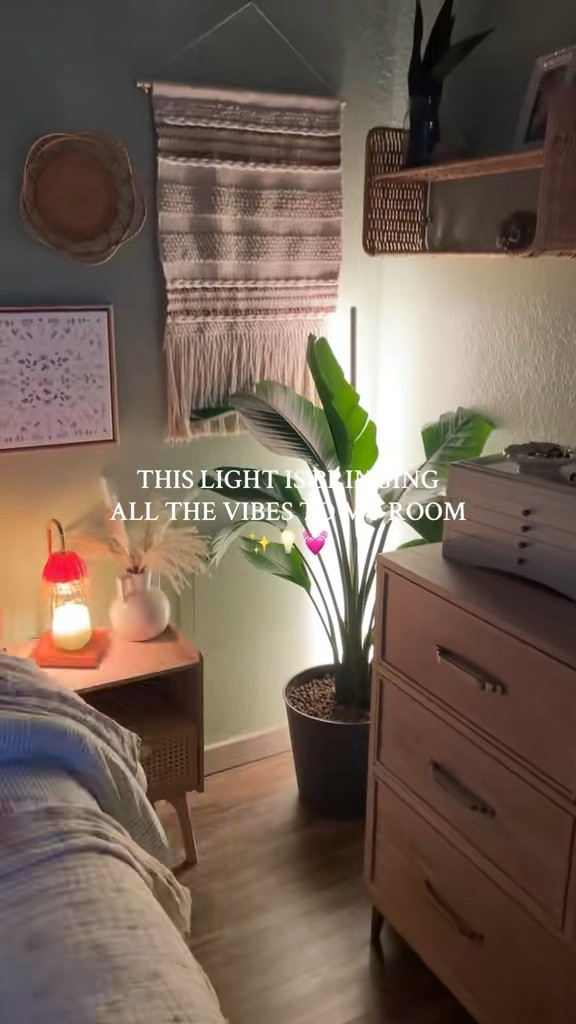 Govee corner floor lamp! I’m obsessed with how many color options this lamp offers. It made my bedroom feel so cozy 🫶🏼💓 #lamps #giftsunder100 #christmasgiftideas 

#LTKFindsUnder100 #LTKHome
