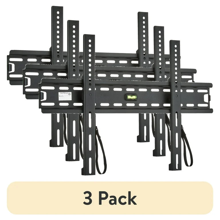 (3 pack) onn Fixed TV Wall Mount for 32" to 86" TVs, holds up to 120 lbs | Walmart (US)