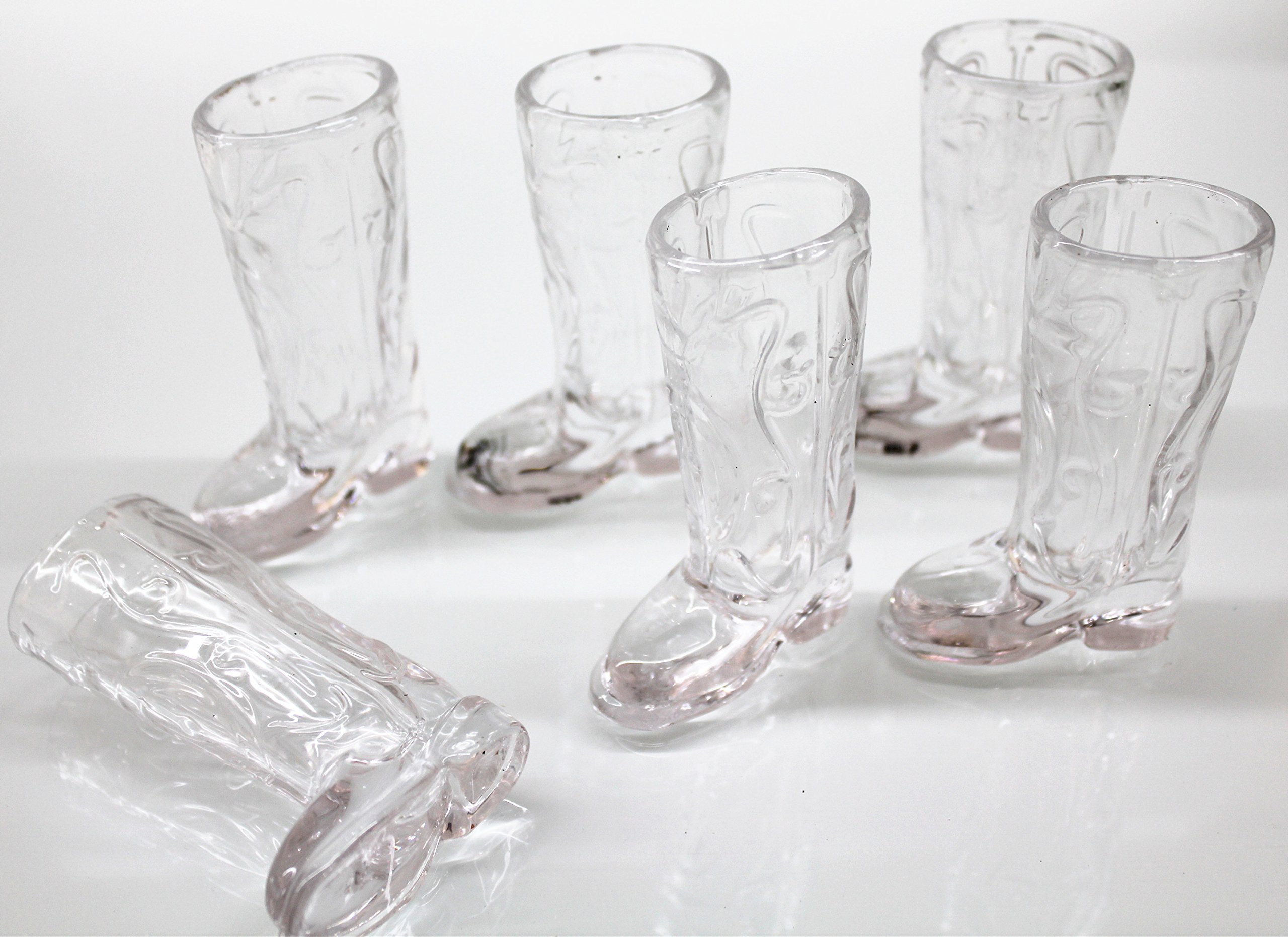 Circleware Kickback Whiskey Shot Glasses Funny Cowboy Boots, Set of 6 Heavy Base Entertainment Be... | Amazon (US)