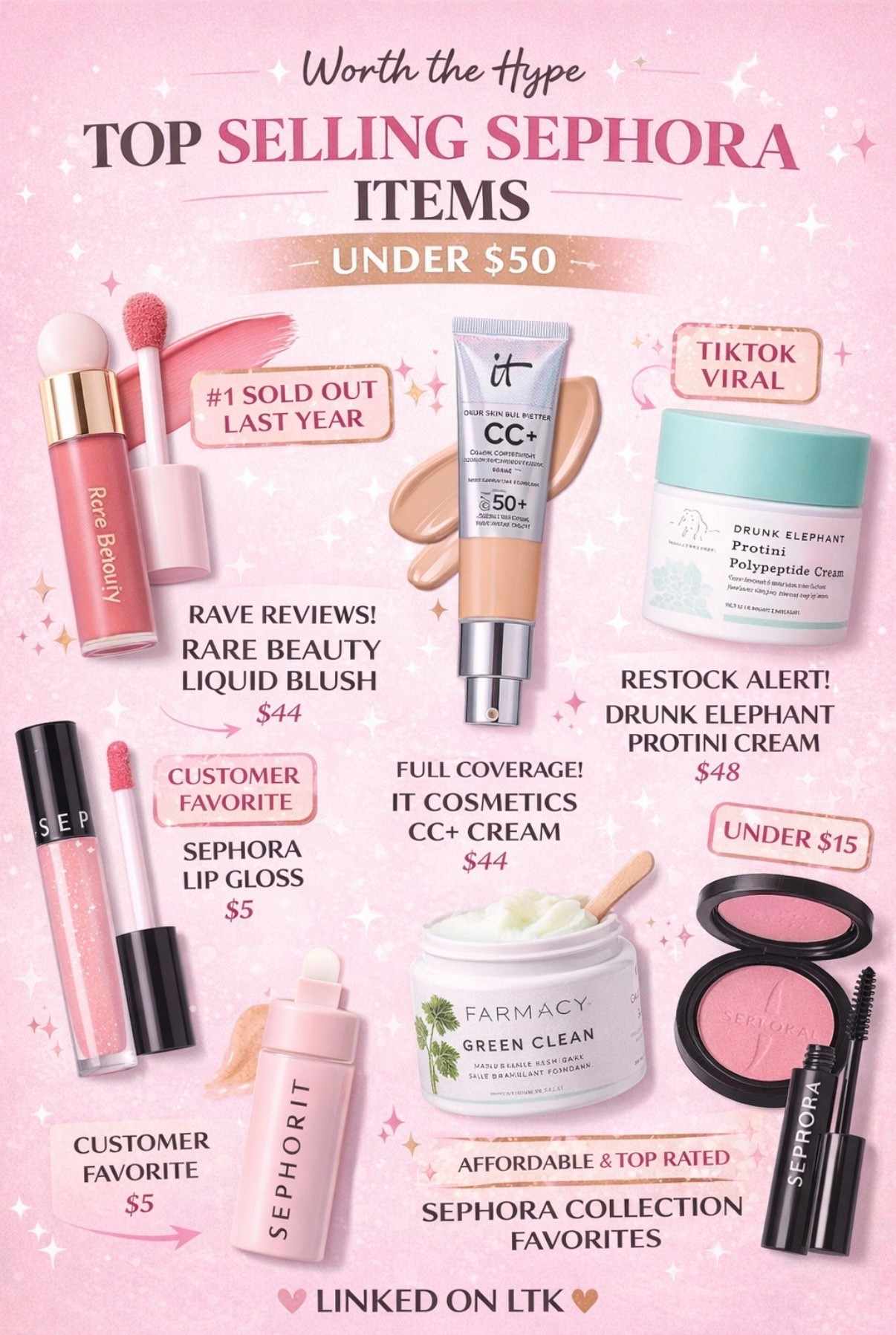 Top selling items on Sephora right now under $50

#LTKselfcare #LTKSaleAlert #LTKBeauty