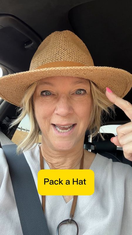 How to pack a hat, how to protect a hat in carry-on luggage, travel tips for hat, on sale for vacation outfits 

#LTKTravel #LTKSaleAlert #LTKOver40