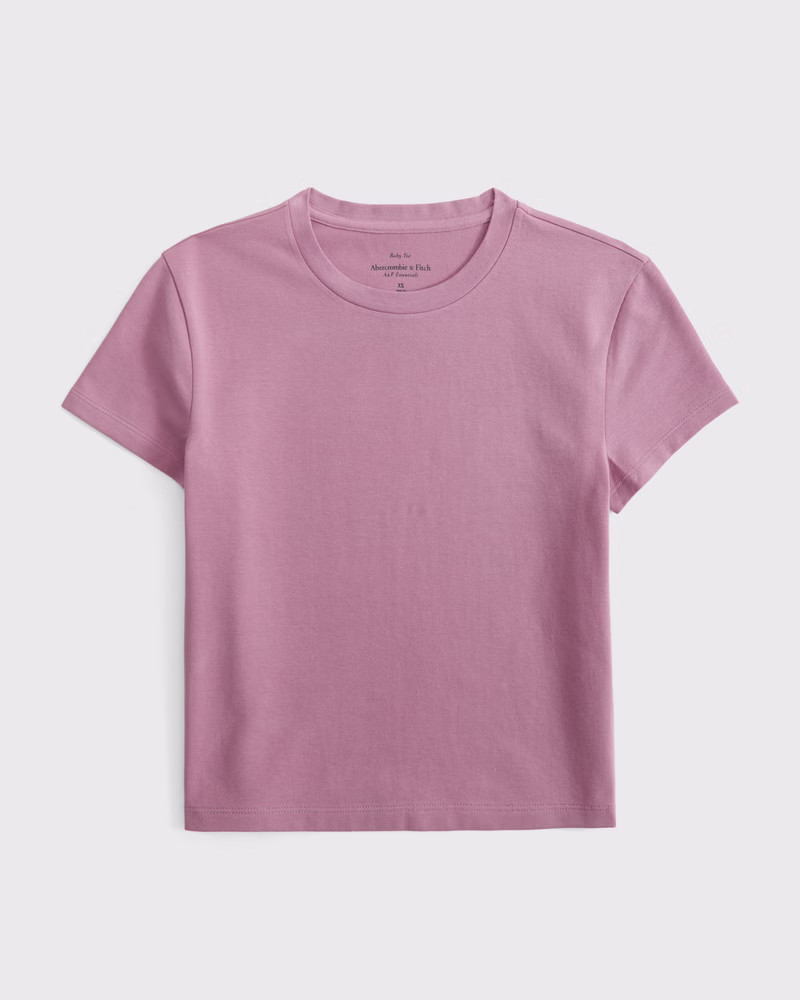 Women's Essential Baby Tee | Women's Tops | Abercrombie.com | Abercrombie & Fitch (US)