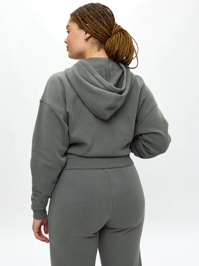 Plush Fleece Zip Hoodie | Buffbunny