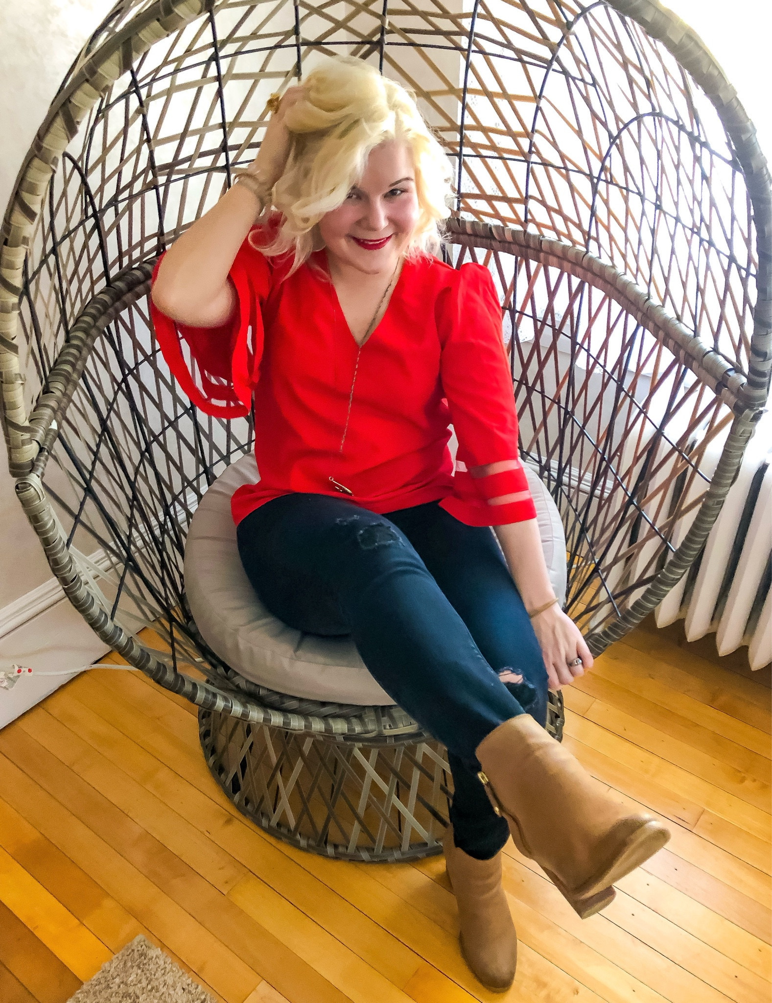 Black denim and I adore this three quarter length shirt which is the perfect transition. Comes in a bunch of colors from Amazon and fit is true to size. Wearing a small. 

#LTKBacktoSchool #LTKStyleTip #LTKSeasonal