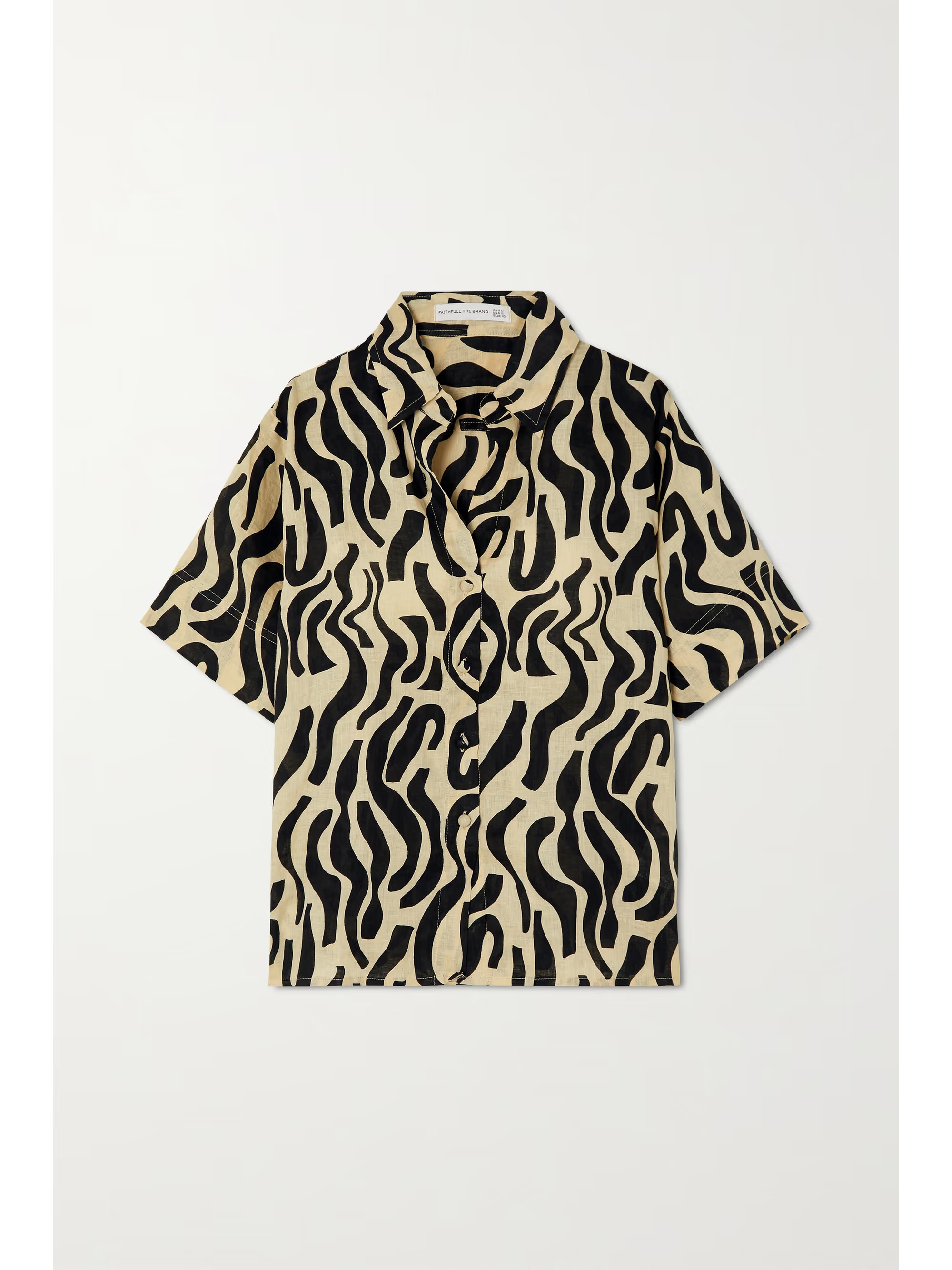 + NET SUSTAIN Delora printed linen shirt | NET-A-PORTER (UK & EU)