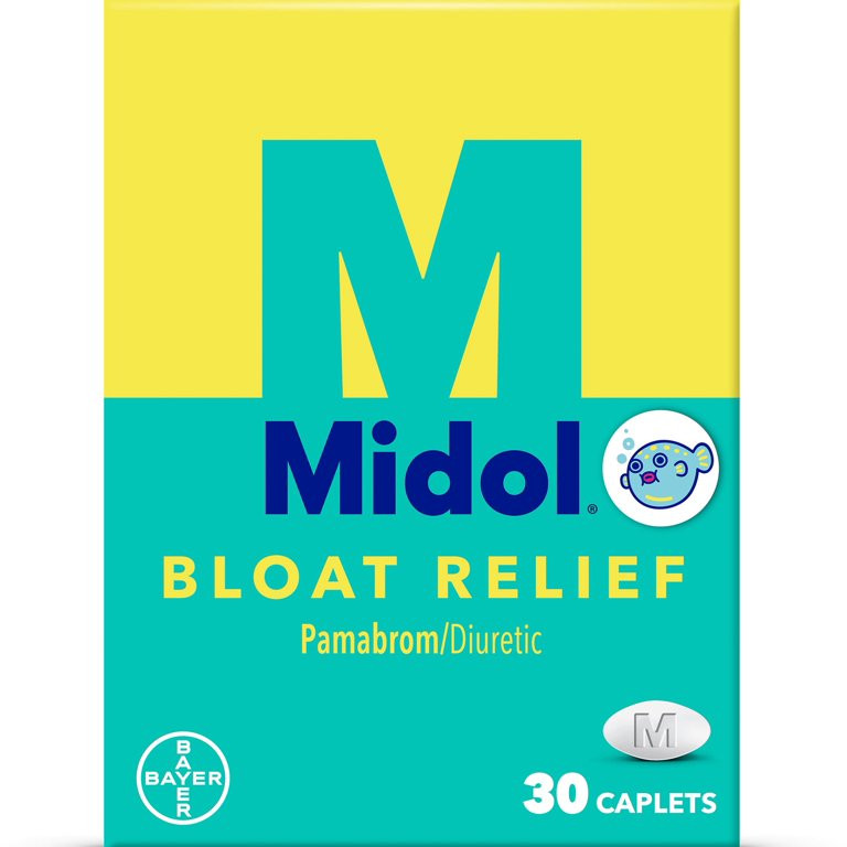 Midol Bloat Relief Caplets, 30 Count | Walmart (US)