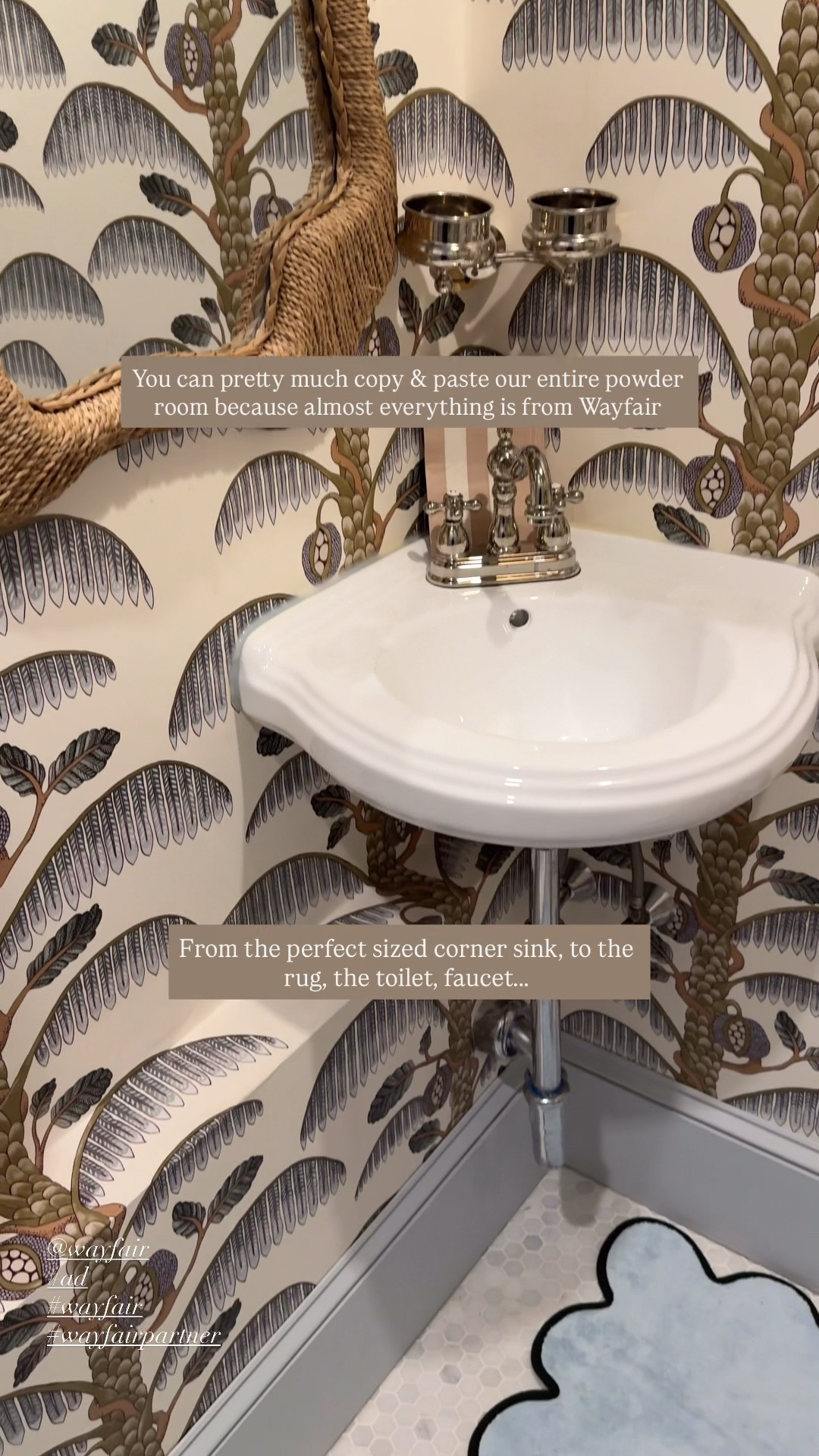 Linked everything from our little powder room remodel here! 🫶🏼

@Wayfair #ad #wayfair #wayfairpartner

#LTKHome #LTKSaleAlert