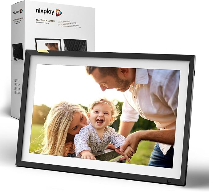 Nixplay Digital Touch Screen Picture Frame with WiFi - 15.6” Photo Frame, Connecting Families &... | Amazon (US)
