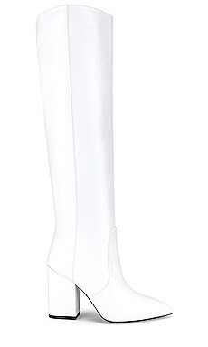 Stuart Weitzman Willa Boot in White from Revolve.com | Revolve Clothing (Global)