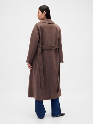 Wool-Blend Wrap Coat | Gap (US)