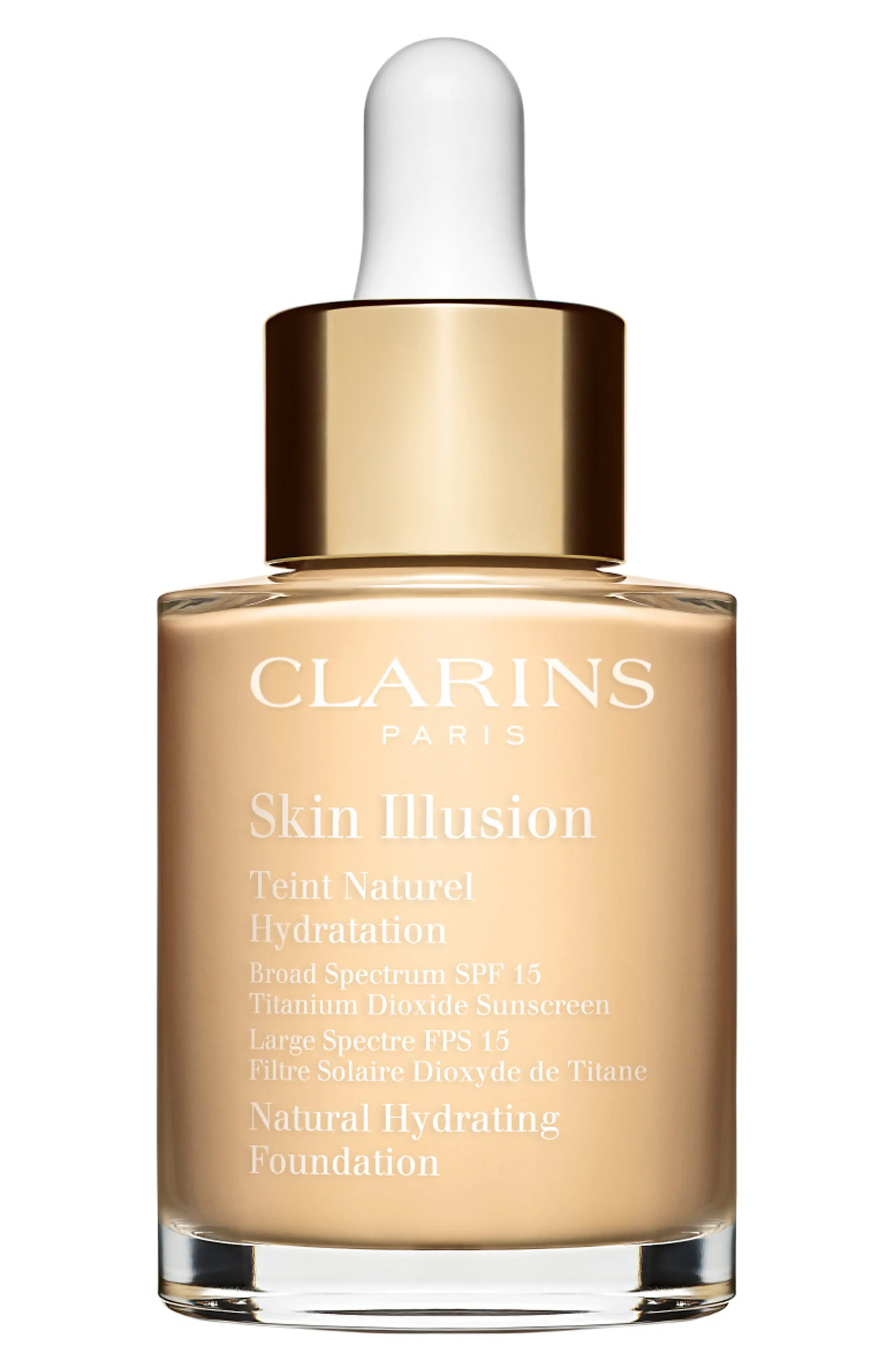 Clarins Skin Illusion Natural Hydrating Foundation - 100.5 - Cream | Nordstrom