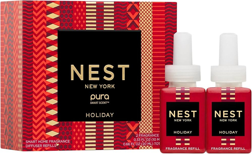 NEST New York Smart Home Fragrance Diffuser Refill Smart Vials, Holiday - Set of 2 - Designed for... | Amazon (US)