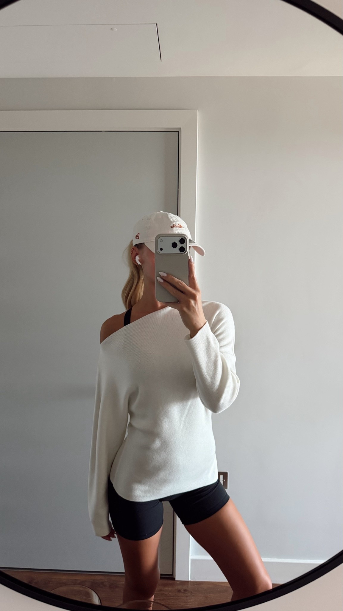 Today’s gym outfit 👟
I’ve owned some of my lululemon pieces for years and these align shorts in 6” are one of them. I remember wearing them during lockdown! I’ve always wanted my activewear to coincide with my lifestyle, whether I’m walking Stormi, running errands or going to the gym. The off shoulder jumper is a favourite of mine too, you might remember seeing it a lot during Christmas time, but it makes an elevated throw-over for the gym and traveling in spring / summer too. I’ll always keep it 🫶🏼 

|| gym outfits, workout outfit, Pilates outfit, lululemon align shorts, lululemon sports bra, what to wear, style inspo, summer outfits, activewear, athleisure, everyday outfit, running errands outfit, asymmetrical jumper, commense, LA style, cool girl outfit, gym wear, cap, lululemon favourites. 
@lululemon

#LTKuk #LTKsummer #LTKfitness