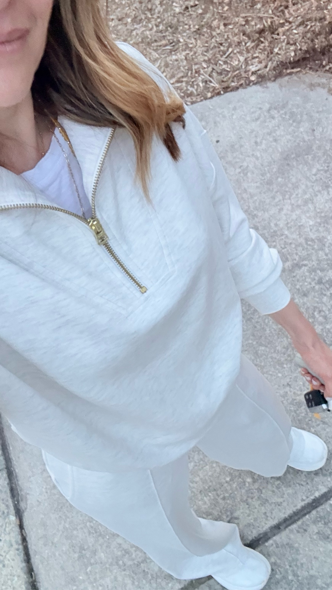 Petite fit check 🤍
Varley Hawley Half Zip + Wide Leg Pants on a 5’1 frame.

Wearing XXS 

The length works surprisingly well for petites and the fabric is incredibly comfortable.

Linked here for easy access. ✨

#LTKSpringSale #LTKPetite #LTKSeasonal