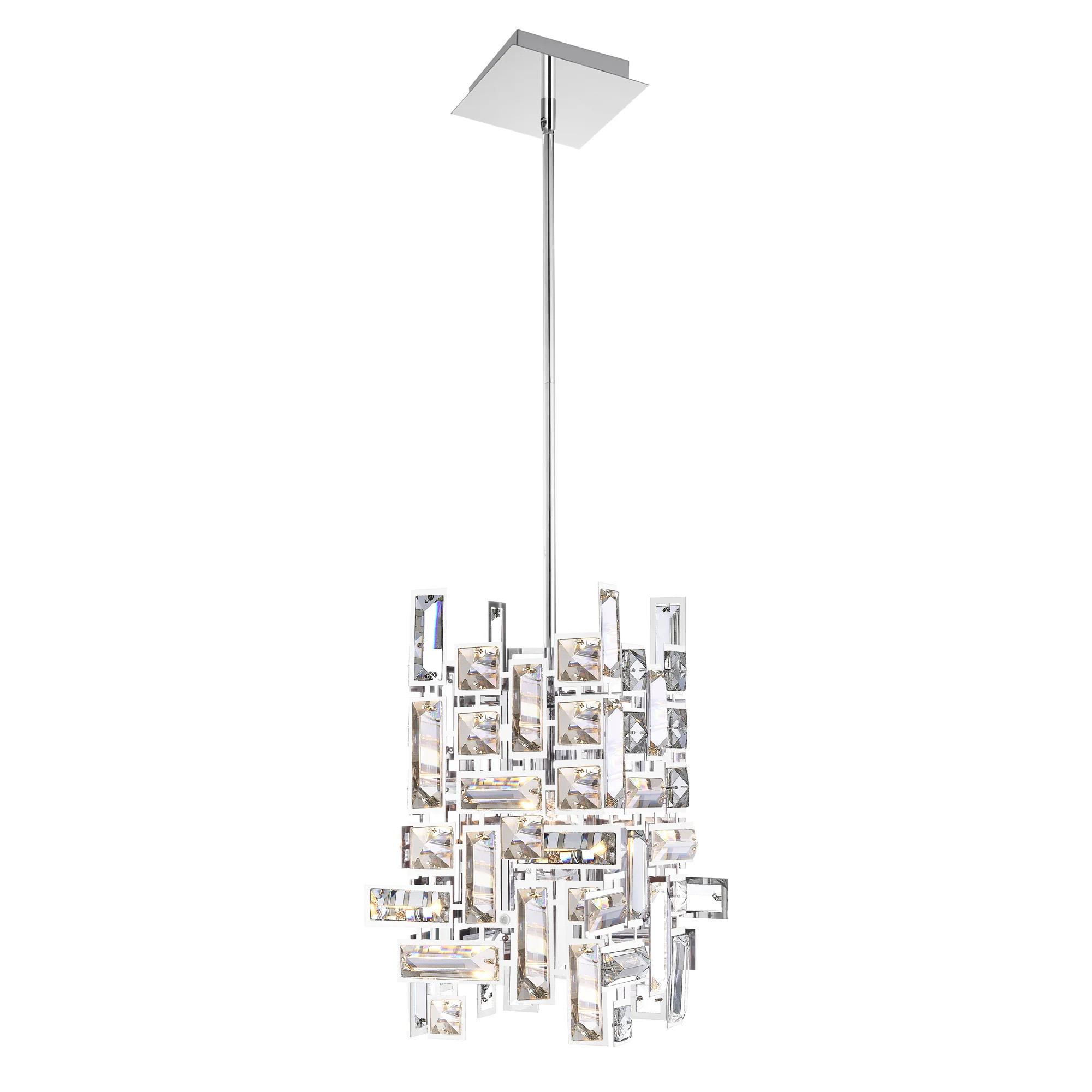 Arley 1 Light Mini Chandelier With Chrome Finish | Shop Simon