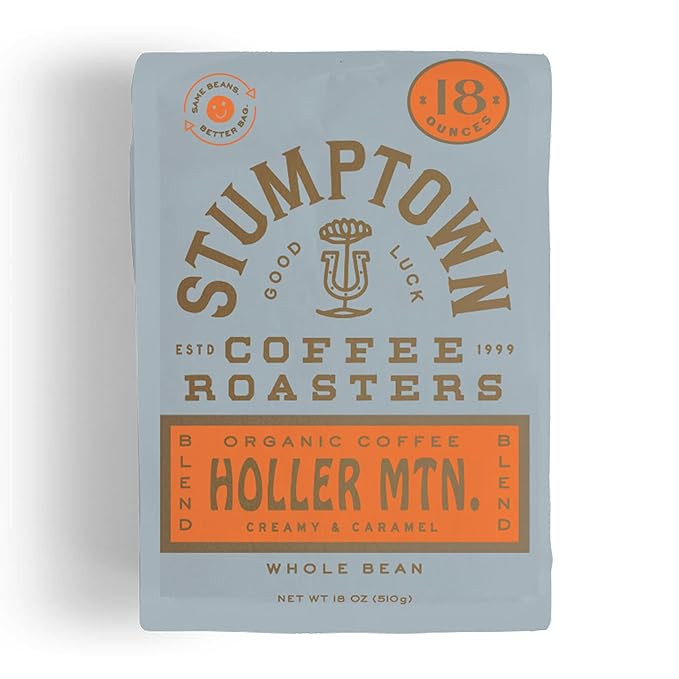 Stumptown Coffee Roasters, Medium Roast Organic Whole Bean Coffee - Holler Mountain 18 Ounce Bag ... | Amazon (US)