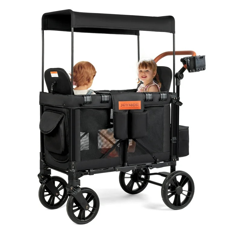 JOYMOR Double Pro Stroller Wagon for 2 Kids, High Seat Bus Seating, 5-Point Harnesses, Phone Hold... | Walmart (US)