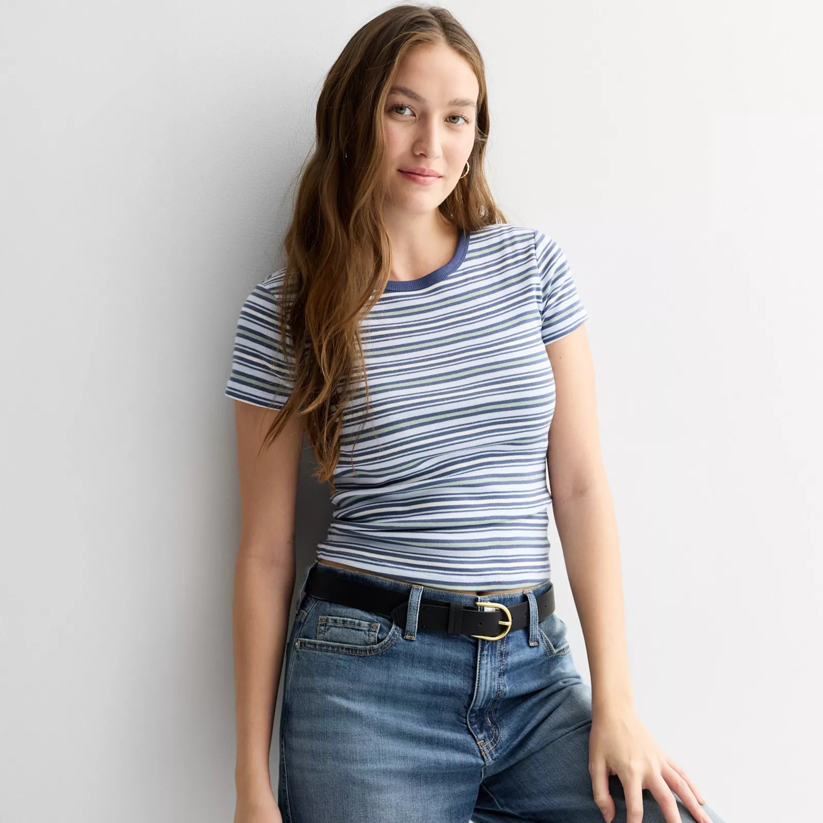 Juniors' SO® Slim Fit Baby Tee | Kohl's