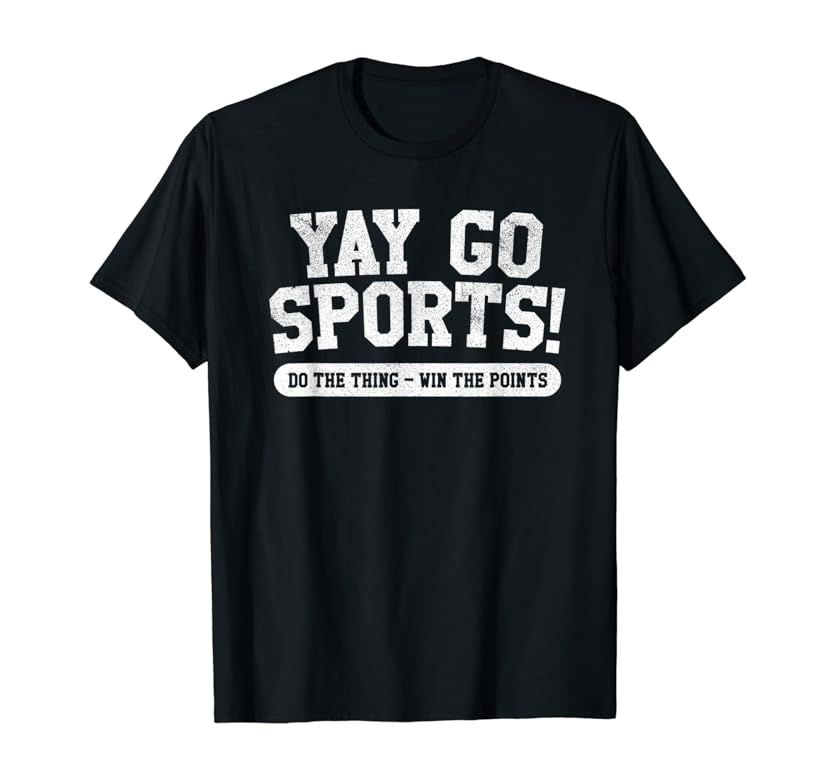 Yay Go Sports! Funny Sports T-Shirt | Amazon (US)
