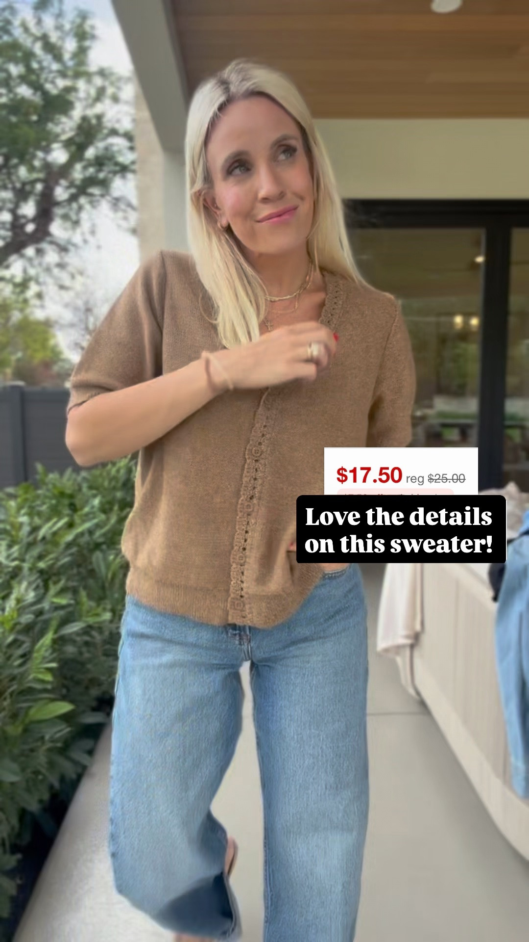 This short sleeve sweater is on sale at Target right now!!

#LTKootd #LTKgrwm #LTKmomlife