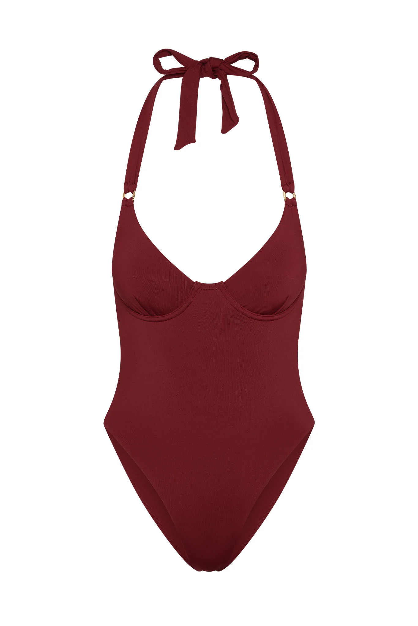 Honolulu One Piece - Burgundy | Monday Swimwear