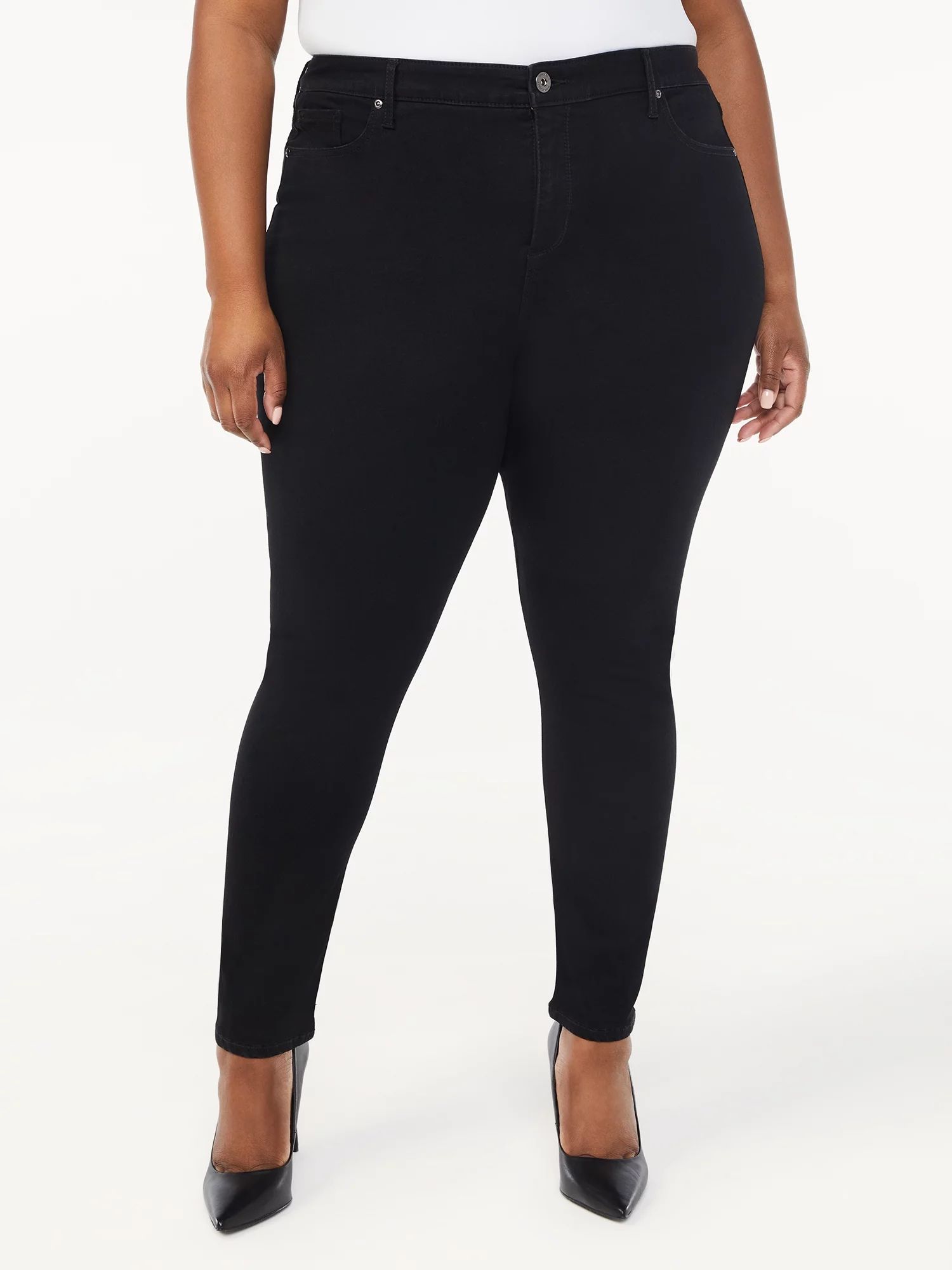 Sofia Jeans by Sofia Vergara Women’s Plus Size Super High Rise Seamless Jeans | Walmart (US)
