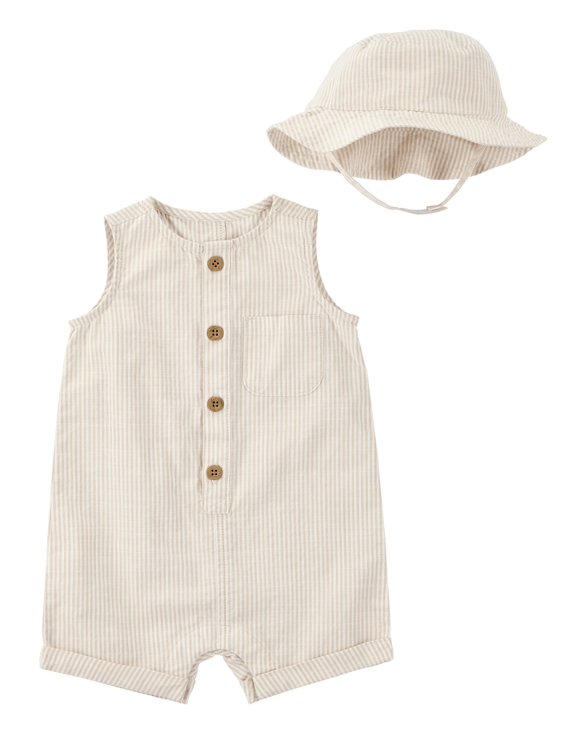 Baby Striped Cotton Outfit Set | Carter's Inc