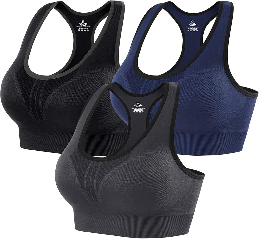 Heathyoga High Impact Sports Bras for Women Padded Sports Bras for Women Workout Bras for Women R... | Amazon (US)