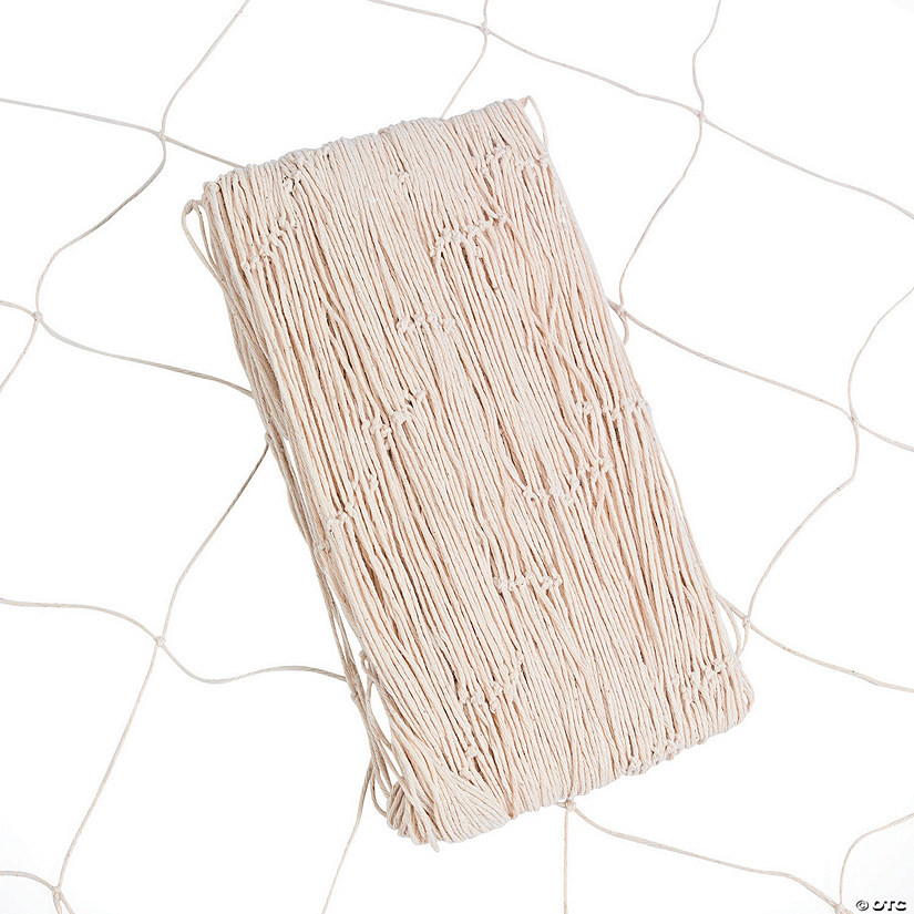 4 Ft. x 14 Ft. Natural Cotton Fish Net Wall Decorations - 3 Pc. | Oriental Trading Company