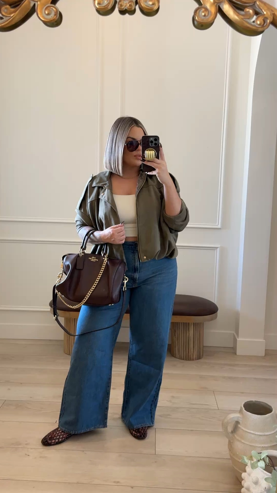 Prime day

Jacket L, tank L I just have it folded under a little to make it more cropped. jeans size up at least 1 size if not 2 I go up 2 sizes in these for relaxed fit In the legs and then because it has the cinch waist, I can tighten the waist down.

Comment SHOP below to receive a DM with the link to this post on my LTK ⬇ https://liketk.it/6patv

https://liketk.it/6patv