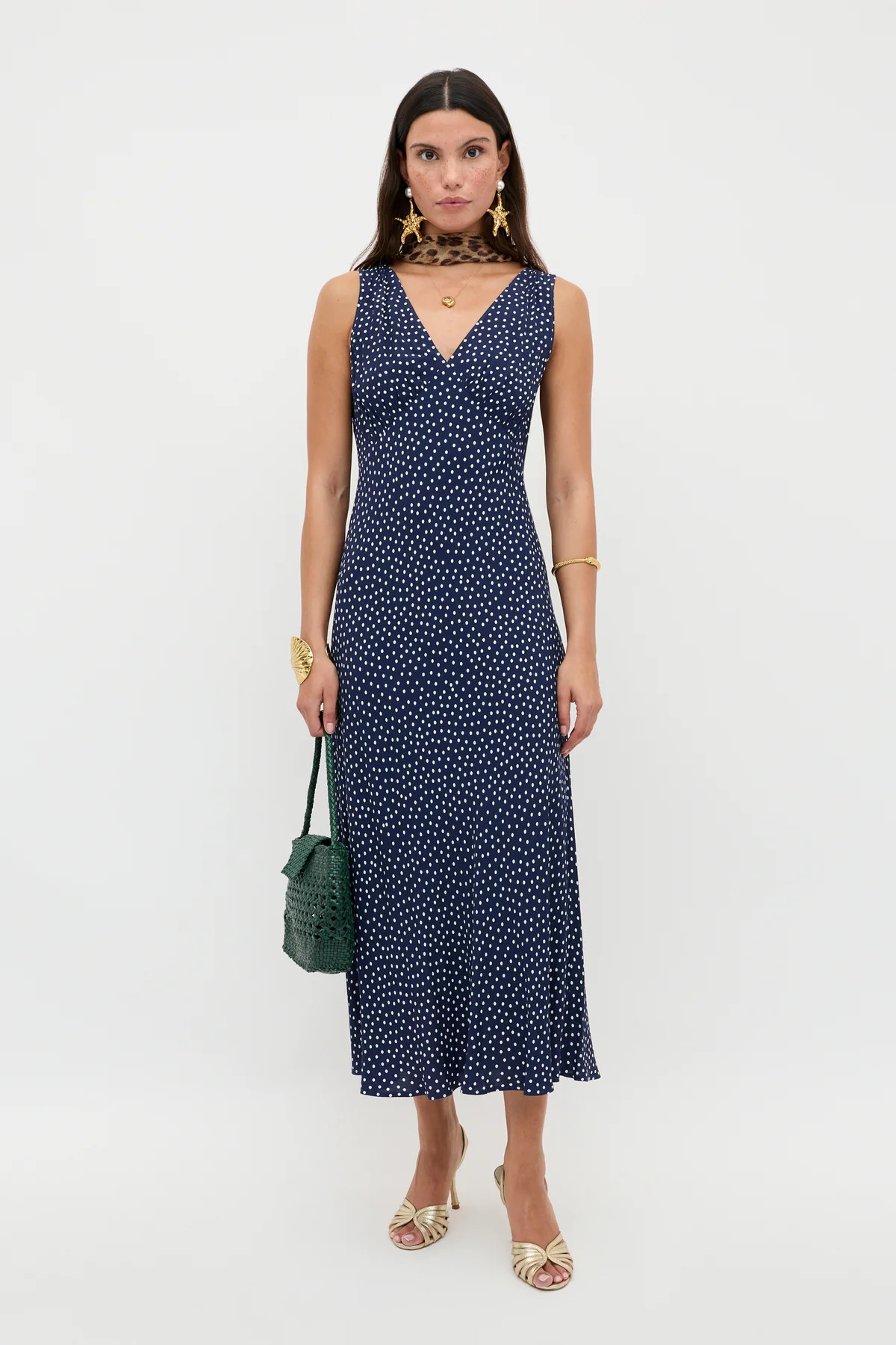 Sandrine - Mini Dot Navy | Rixo