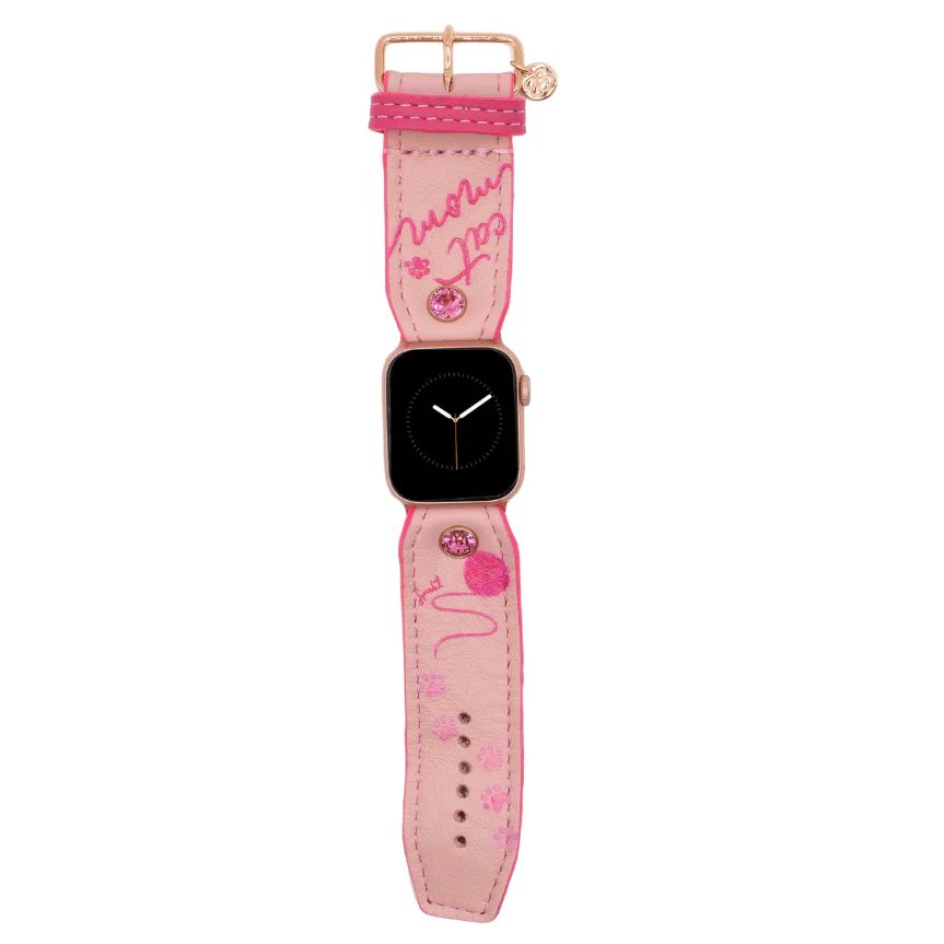 Limited Edition - "Cat Mom" on Pink Watchband | Spark*l
