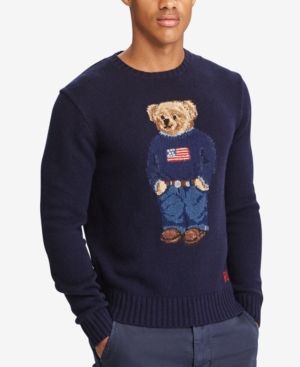 Polo Ralph Lauren Men's Iconic Polo Bear Sweater | Macys (US)