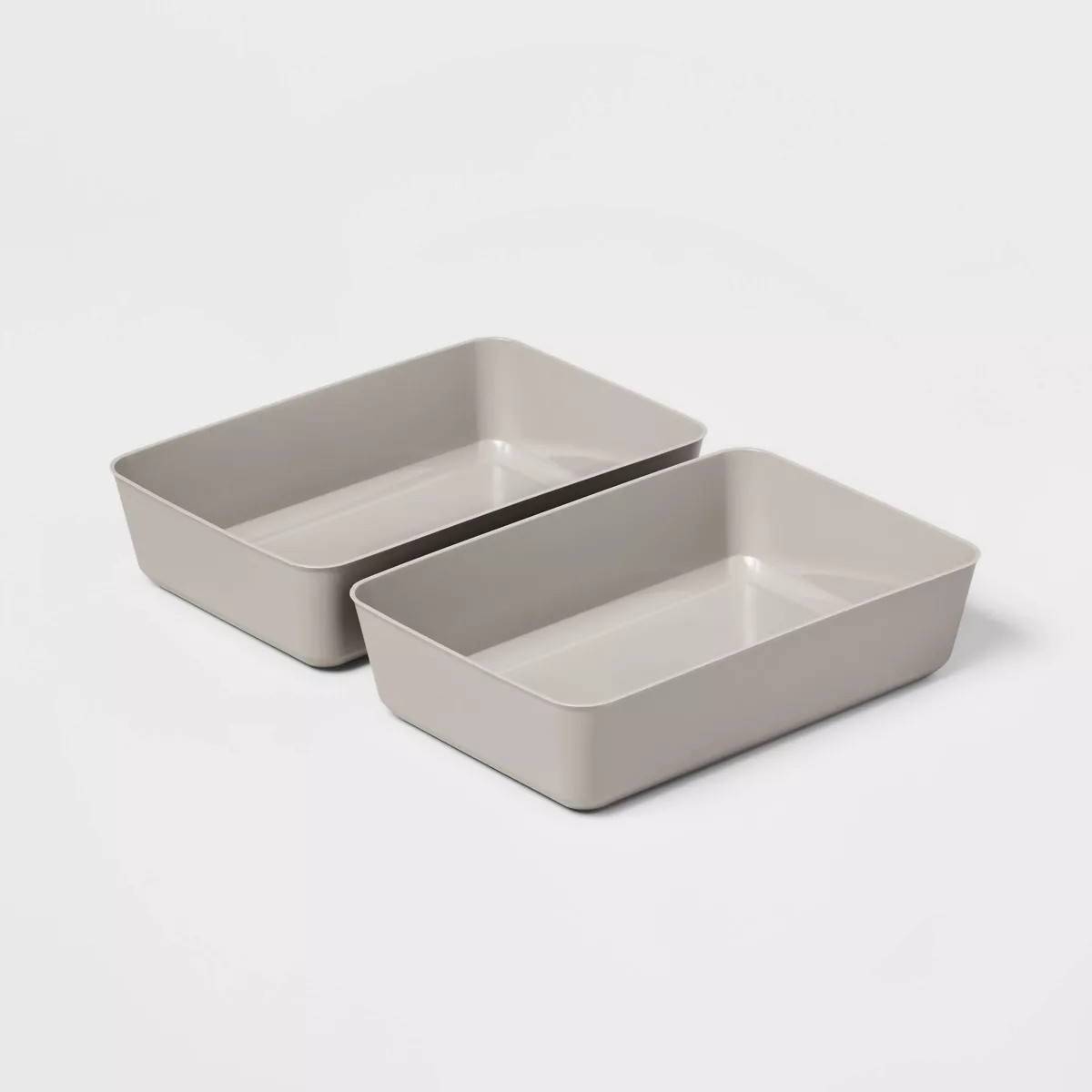 2pk Large Storage Trays - Brightroom™ | Target