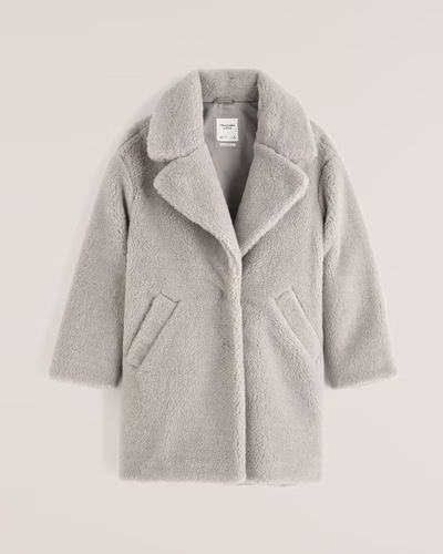 Women's A&F Teddy Coat | Women's Up To 50% Off Select Styles | Abercrombie.com | Abercrombie & Fitch (US)