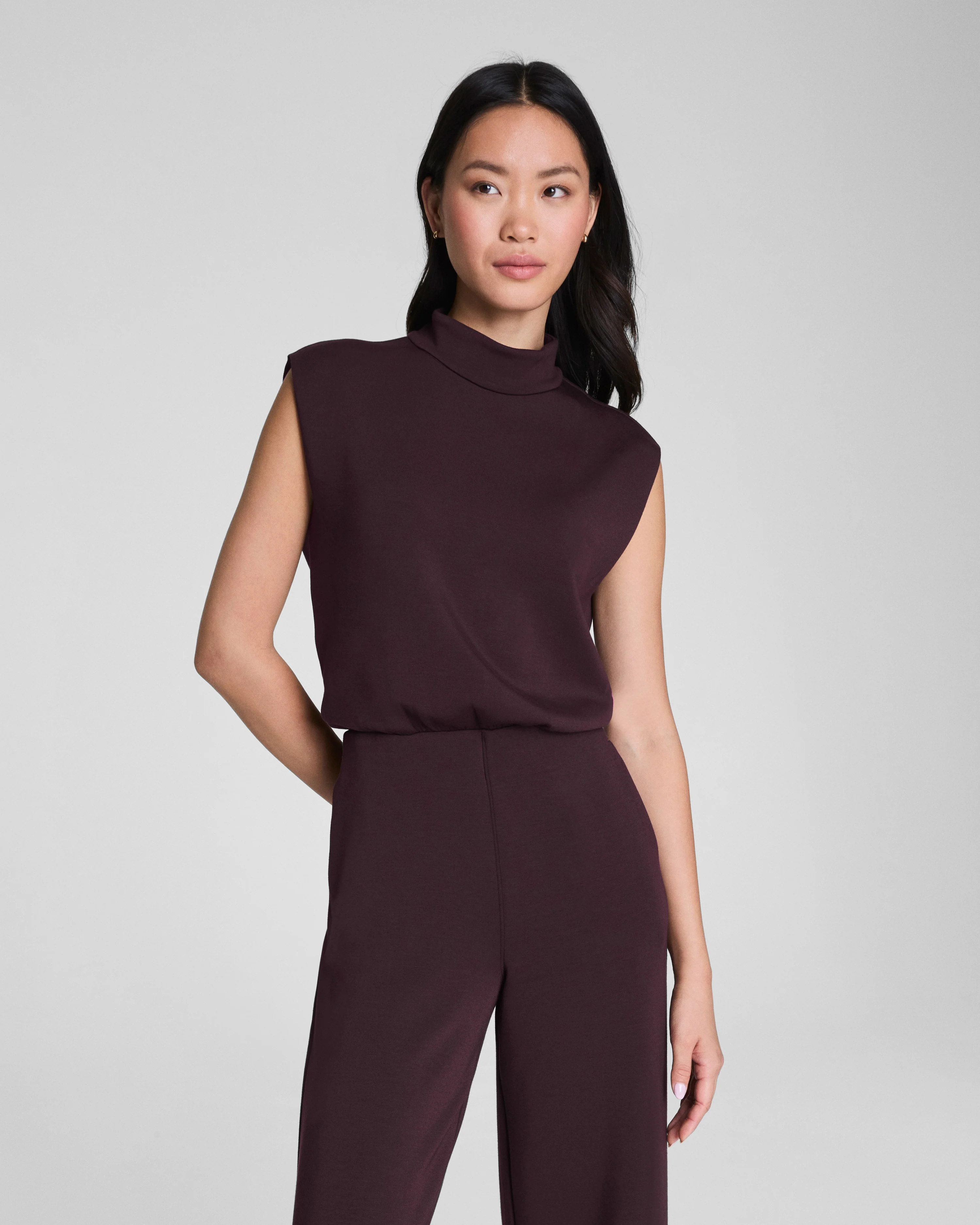 Mockneck Jumpsuit | Spanx