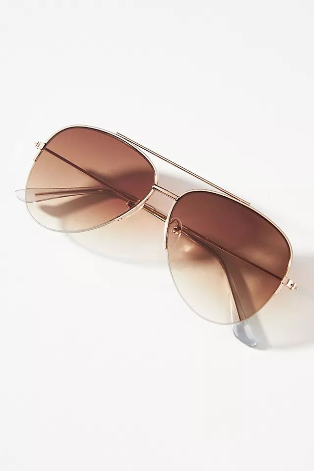 Fanfare Aviator Sunglasses | Anthropologie (US)