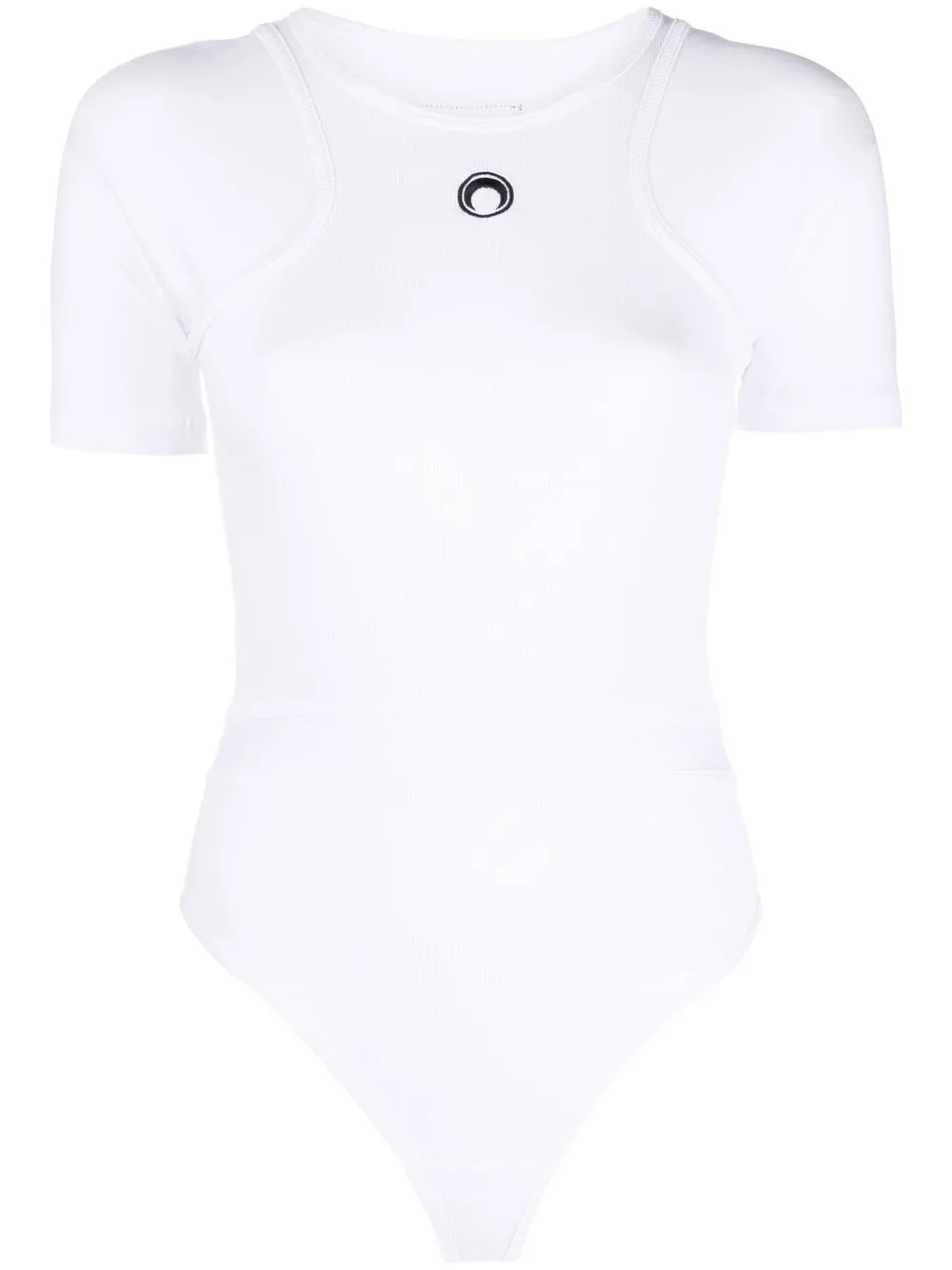 logo-print organic-cotton bodysuit | Farfetch Global