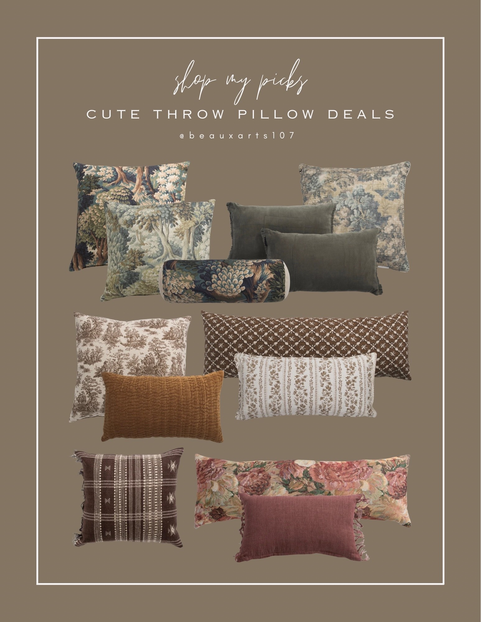 Save on these gorgeous throw pillow deals for your bedroom/sofas!

#LTKHome #LTKSaleAlert