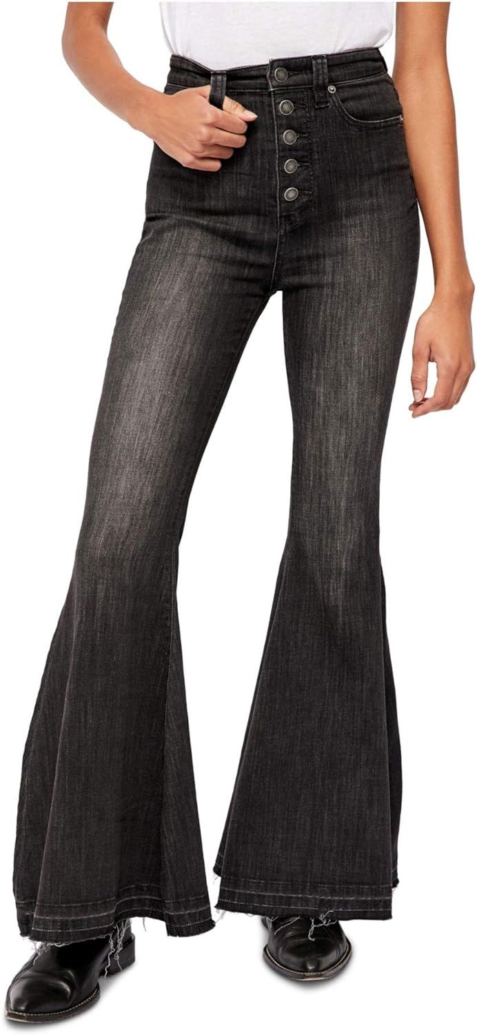 Free People Women's Irreplaceable High Waist Flare Jeans | Amazon (US)