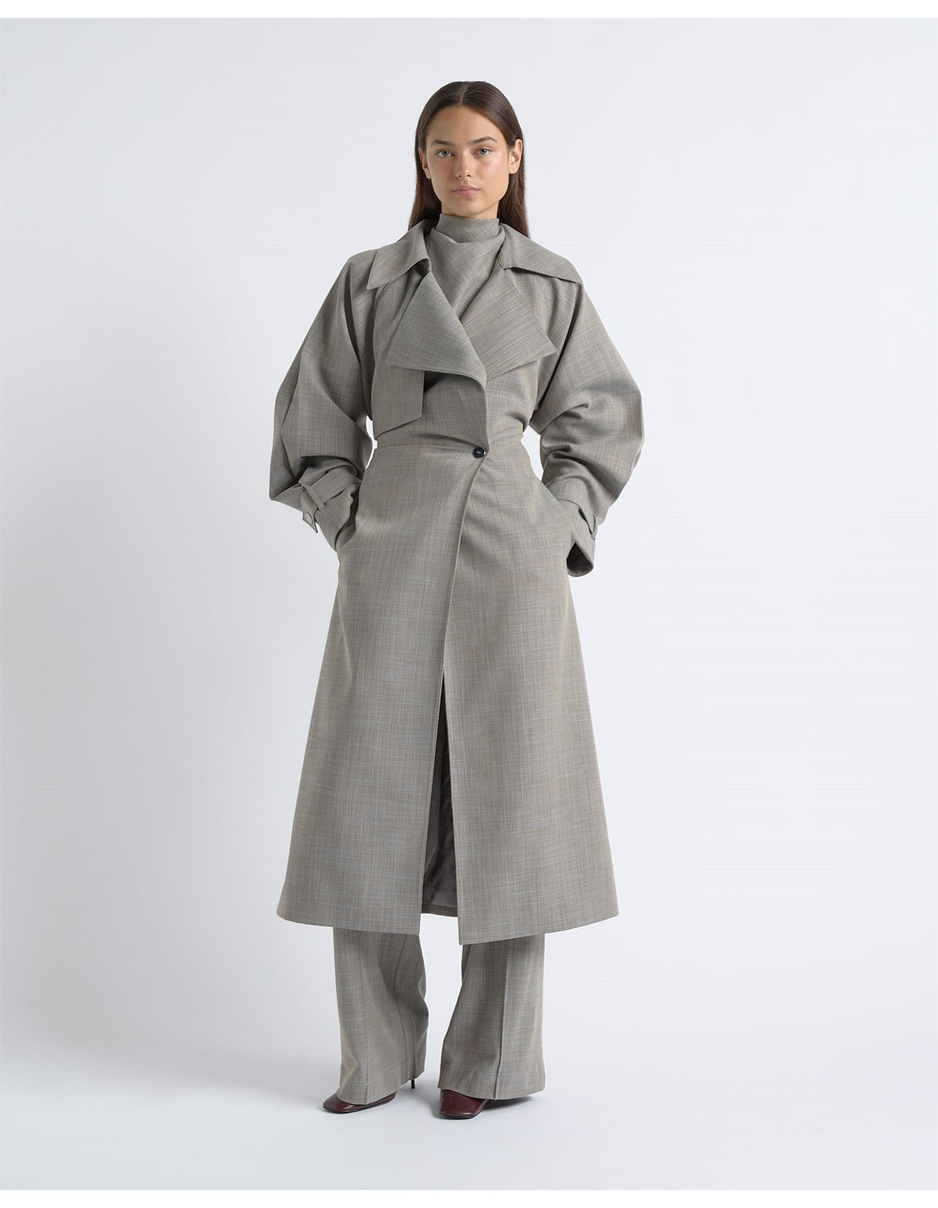 RELAXED FIT TRENCH COAT | David Jones (Australia & New Zealand)