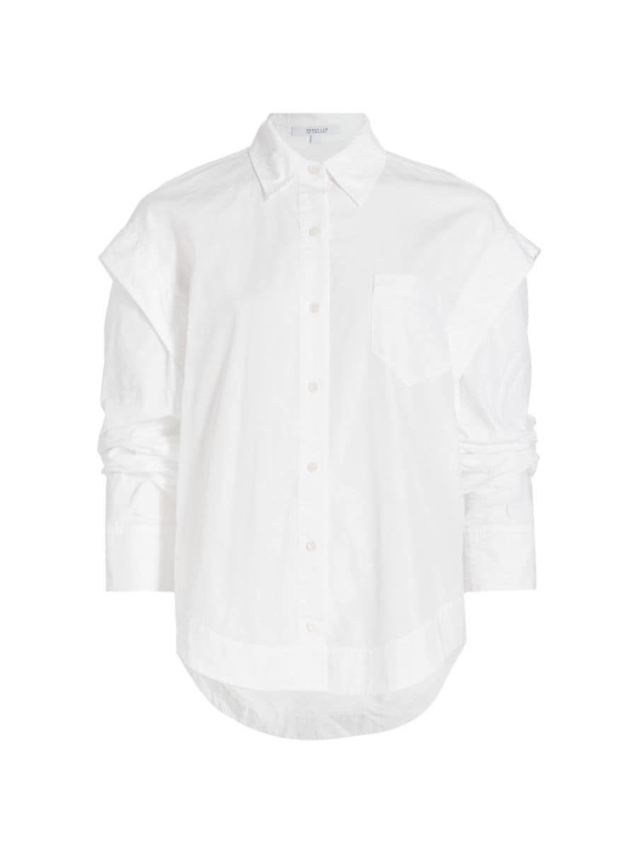 Marley Ruched Sleeve Shirt | Saks Fifth Avenue