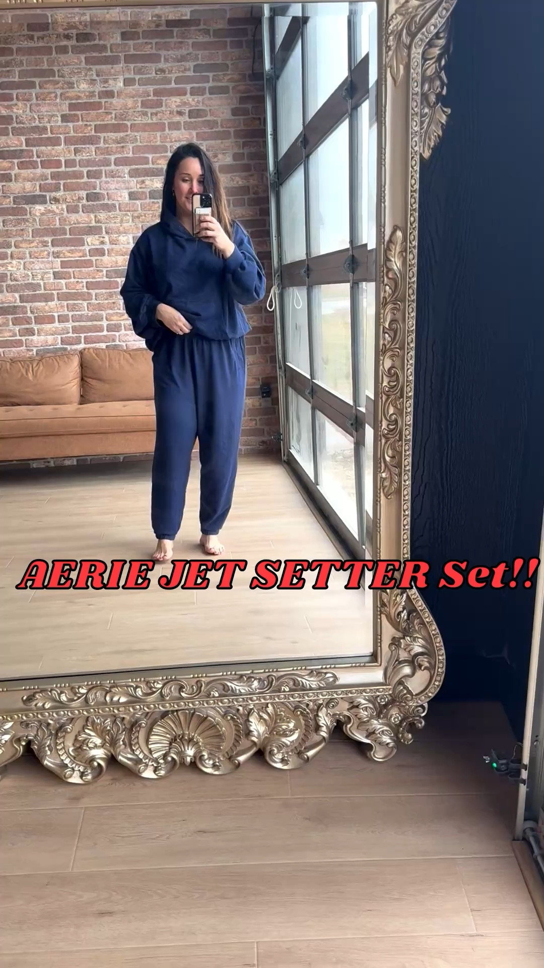 Okay I’m not exaggerating… I LIVE in these AERIE Jet Setter sets 😅
I’ve posted before- but I just need you guys to KNOW! 

They are insanely comfy and perfect for airport days, running errands, or just lounging.

Do yourself a favor and grab one (or three!!) — you won’t regret it.

They run big so size down!
