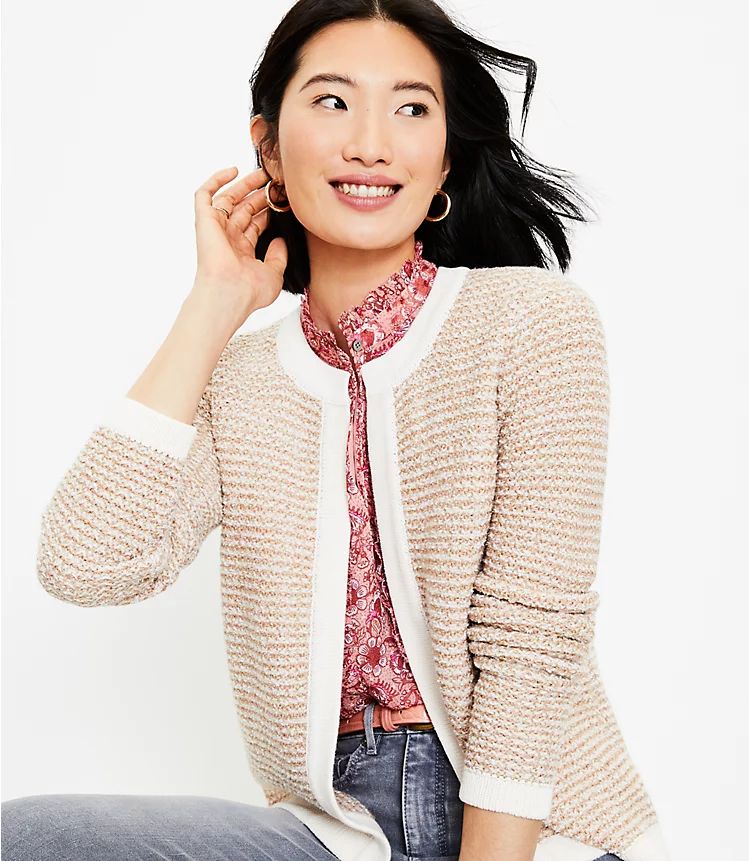 Tweed Sweater Jacket | LOFT | LOFT