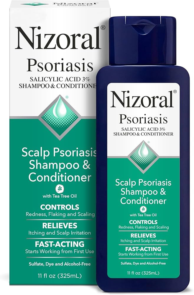 Nizoral Psoriasis Shampoo & Conditioner - Effective Scalp Psoriasis Treatment, 11 Ounce | Amazon (US)