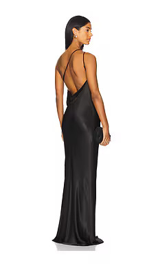 Shona Joy La Lune One Shoulder Cowl Back Maxi Dress in Black from Revolve.com | Revolve Clothing (Global)