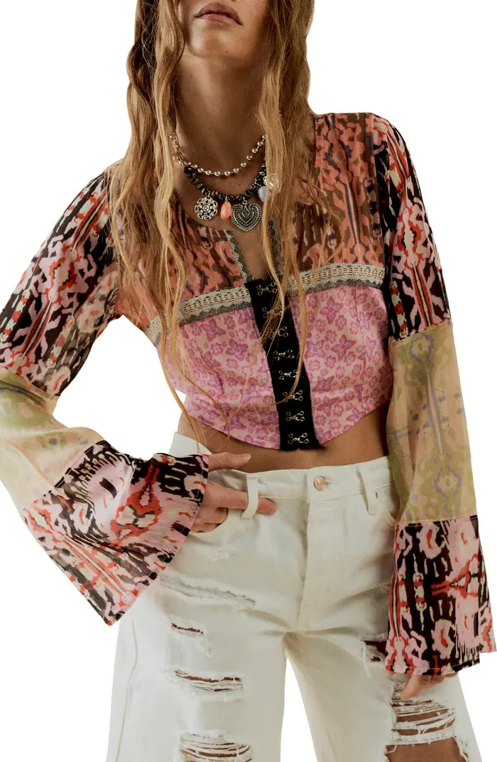 Free People Walk That Way Print Top | Nordstrom | Nordstrom