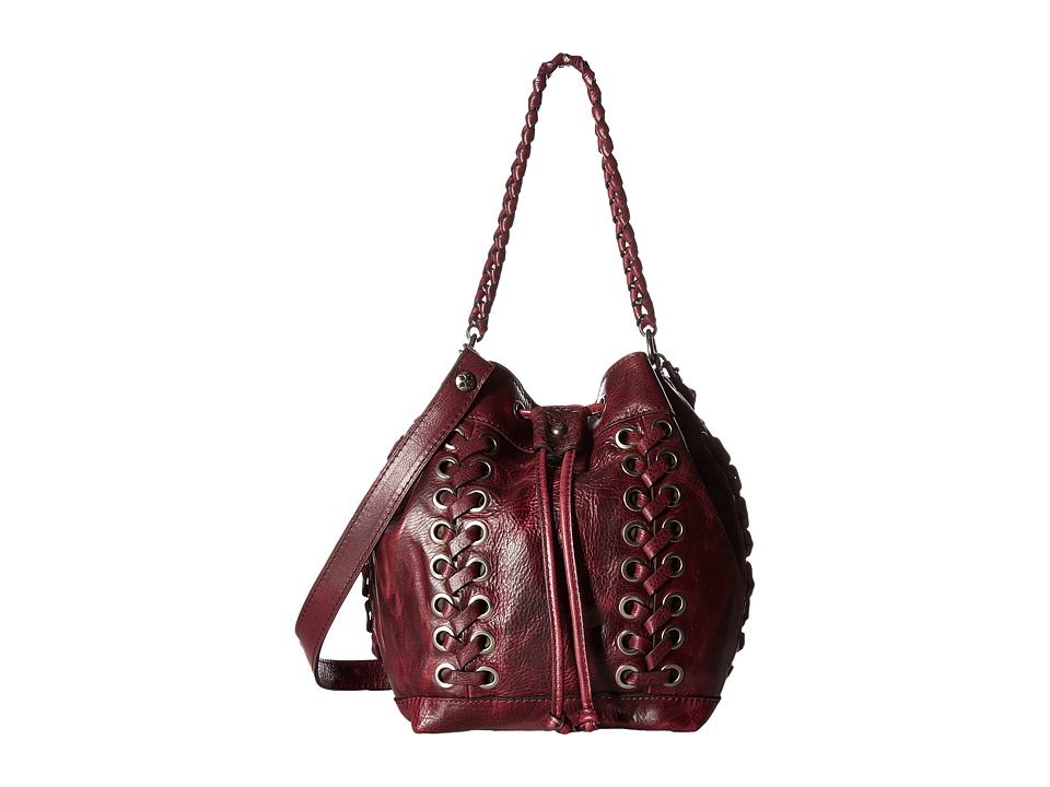Patricia Nash - Martina Drawstring Bucket (Plum) Handbags | Zappos